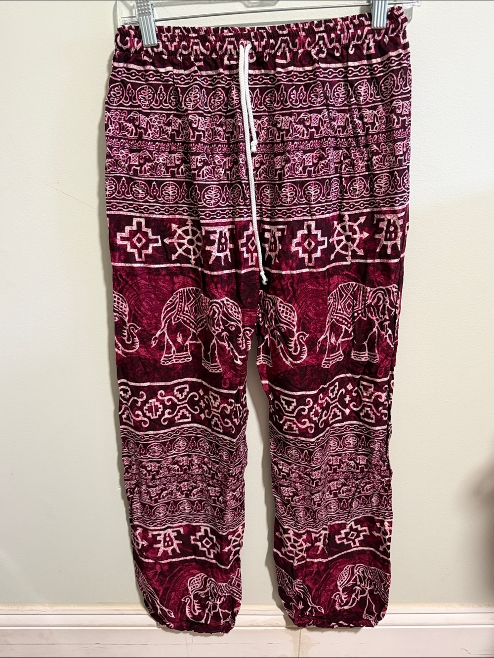 Boho Patterned Pants Size Medium